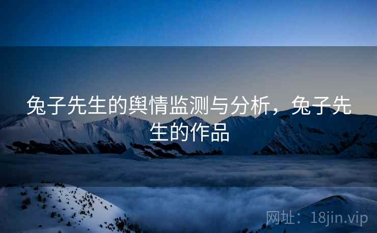 兔子先生的舆情监测与分析，兔子先生的作品