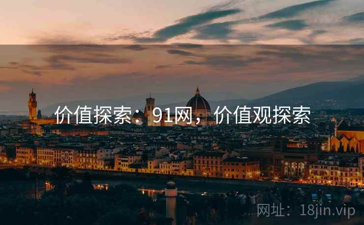 价值探索：91网，价值观探索