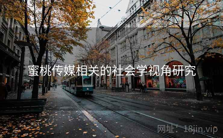 蜜桃传媒相关的社会学视角研究