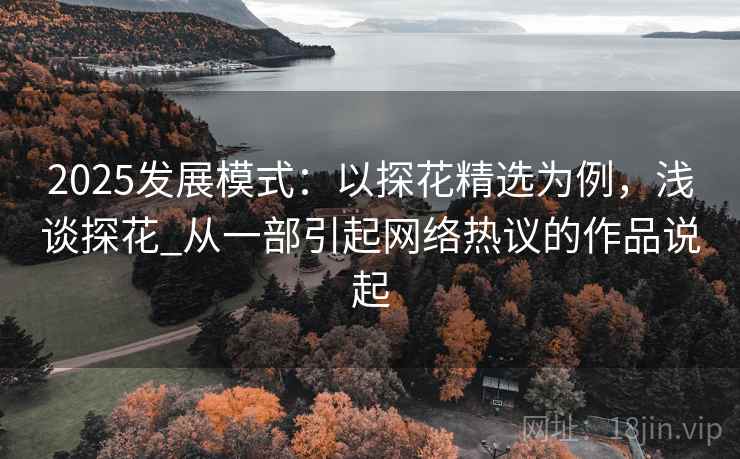 2025发展模式：以探花精选为例，浅谈探花_从一部引起网络热议的作品说起