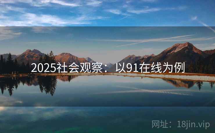 2025社会观察：以91在线为例