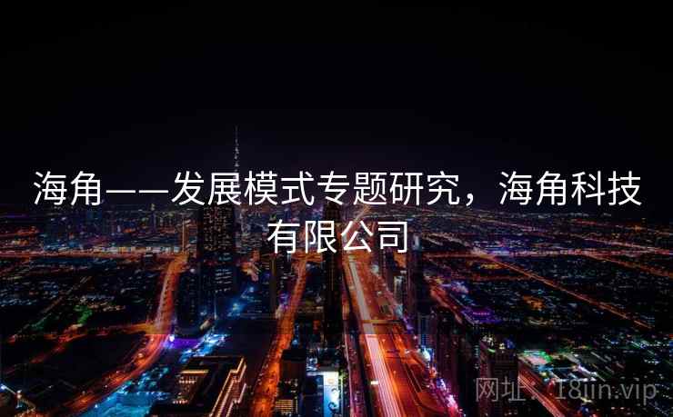 海角——发展模式专题研究，海角科技有限公司