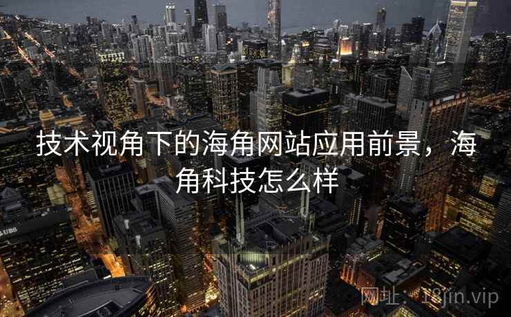 技术视角下的海角网站应用前景，海角科技怎么样
