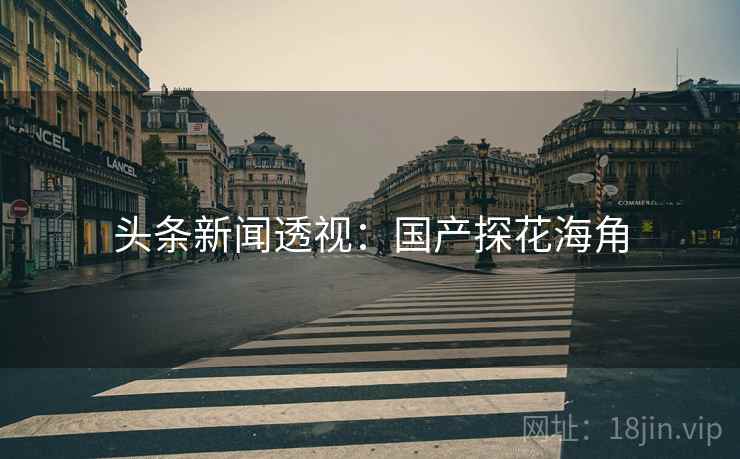 头条新闻透视：国产探花海角