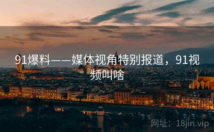 91爆料——媒体视角特别报道，91视频叫啥